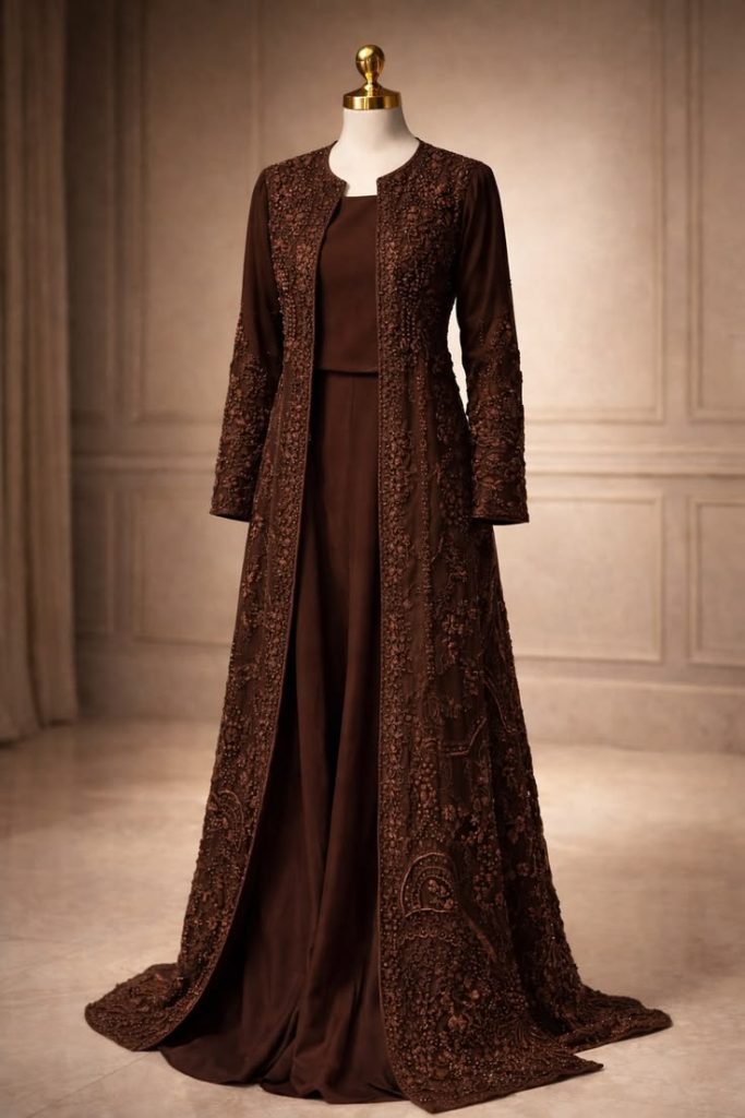 Silwary Brown Gown